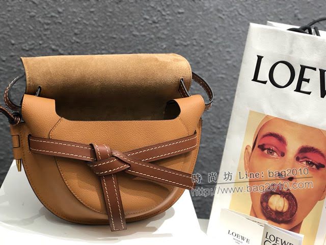 LOEWE包包 羅意威小號Gate馬鞍包 羅意威小挎包 10183  tcl1427